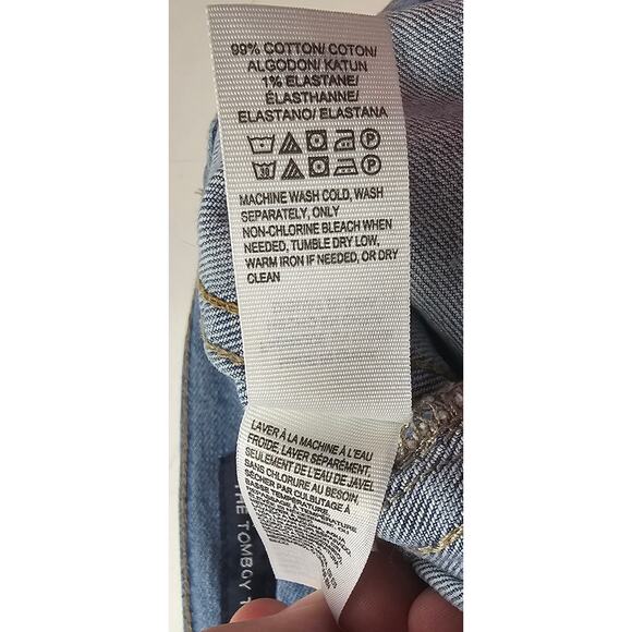 Lucky brand the tomboy trucker denim button up jacket stretch XS winter jean - Picture 7 of 9